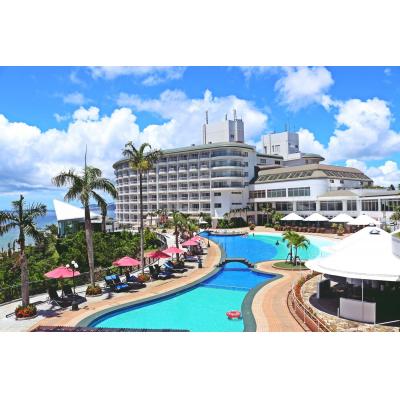 ふるさと納税 恩納村 オーシャンタワー オーシャンビュールーム 3名様利用 宿泊券 1泊 ( 朝・夕付 )