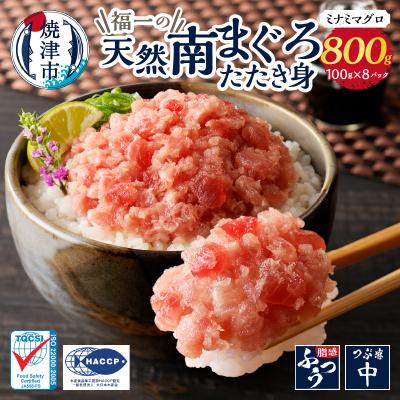 ふるさと納税 焼津市 マグロ ネギトロ ねぎとろ 冷凍 小分け 天然南まぐろたたき身100g×8パック(a10-1095) | 