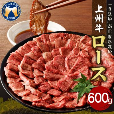 ふるさと納税 千代田町 牛肉 ロース 上州牛 600g 上州牛ロース ch013-005rh