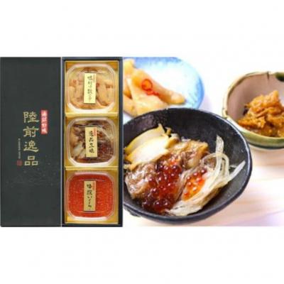 ふるさと納税 陸前高田市 松前漬け 3種セット[数の子 / 逸品三昧 / いくら]