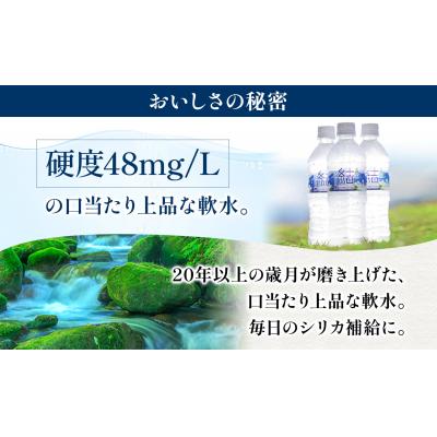 ふるさと納税 米子市 【定期便】大山山麓天然水「結」　500ml×48本×3ヶ月(計144本)_2