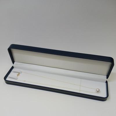 ふるさと納税 甲府市 K18　あこや真珠(8-8.5mm珠)スルーペンダント(2)_3