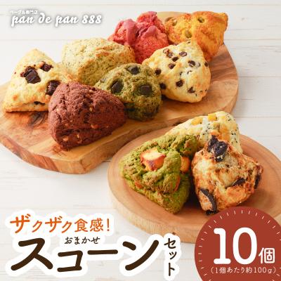 ふるさと納税 小牧市 ベーグル専門店pan de pan 888のおまかせスコーンセット(10個入り)[144P02]