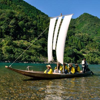 ふるさと納税 紀宝町 世界遺産 川の参詣道 熊野川 「三反帆」 川舟乗船 ツアー ペアチケット[ktj001A]