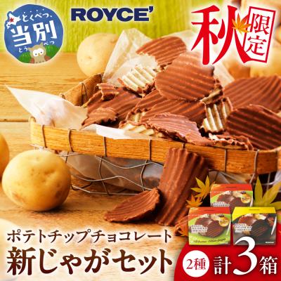 ふるさと納税 当別町 ROYCE'ポテトチップチョコレート[新じゃが]セット_tb01-011
