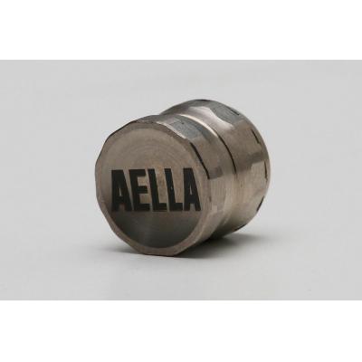 ふるさと納税 京都市 [AELLA]チタンエアバルブキャップショートタイプ チタン素地色 2個セット(バイク)