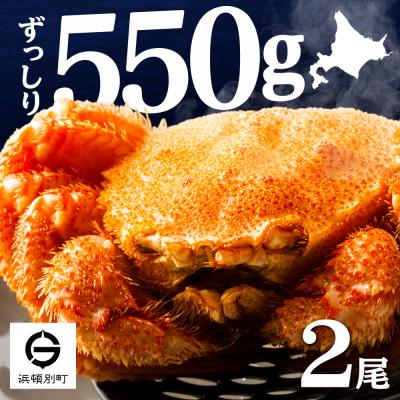 ふるさと納税 浜頓別町 ☆北海道産 毛ガニ 約550g×2尾 セット かに 蟹 毛蟹 冷凍 北海道産 浜頓別町 | 