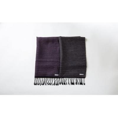 ふるさと納税 鹿児島市 大島紬 黒キイトストール (2)黒 K040-003_2