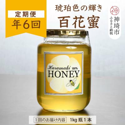 ふるさと納税 神埼市 [定期便6回]神埼産 天然はちみつ(計6kg)定期コース(H049130)