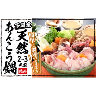 ふるさと納税 下関市 下関産 天然あんこう鍋 2〜3人前 AY205-x
