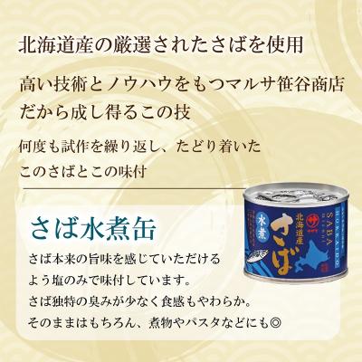 ふるさと納税 乙部町 <笹谷商店さば水煮 10缶セット> |  | 01