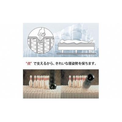 ふるさと納税 小山町 シモンズ/シングルベッドBSフラット2引出付/BSゴールデンバリューAB2111Aナチュラル色の画像