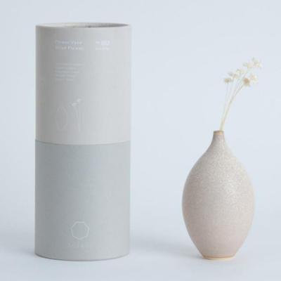 ふるさと納税 京都市 [ZUIKOU]フラワーベース&amp;ドライフラワー No.002 Ecru Beige × ス