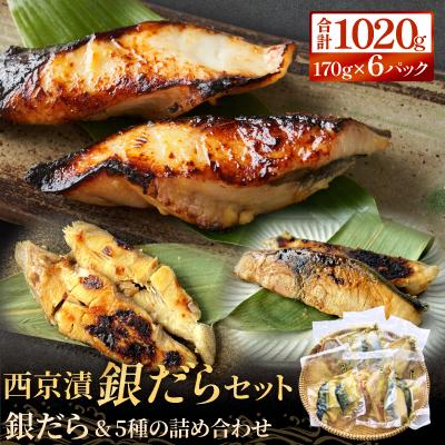 ふるさと納税 石巻市 西京漬 銀だら セット 6種 漬魚 漬け 西京焼 銀鱈 ぎんだら 味噌 魚 冷凍 おかず 石巻市