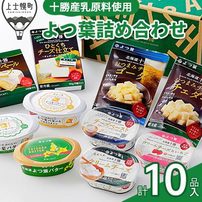 ふるさと納税 上士幌町 よつ葉 バターとチーズの10点満喫セット 北海道 詰め合わせ ギフト