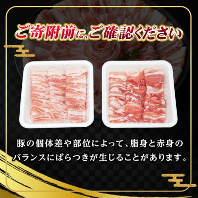 ふるさと納税 いちき串木野市 鹿児島県産恵味の黒豚 しゃぶしゃぶ(ロース・かたロース・豚ばら)+切落しセット 合計3kg |  | 01