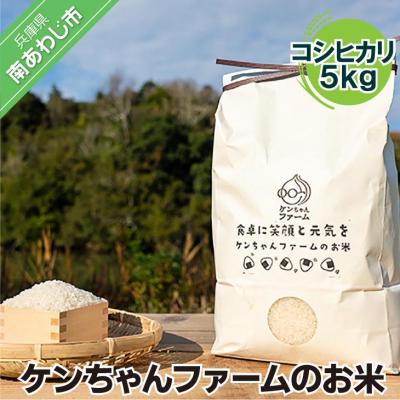 ふるさと納税 南あわじ市 ＼うまいお米できたでー/ケンちゃんファームのお米(コシヒカリ)5kg