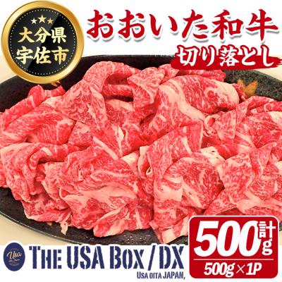 ふるさと納税 宇佐市 おおいた和牛 切り落とし(500g×1P)[114003900][地域商社USA]