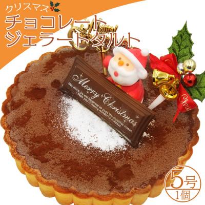 ふるさと納税 香南市 クリスマスケーキ アイス ドルチェかがみ チョコレートタルト(チョコジェラート) dc-0060