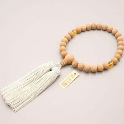ふるさと納税 京都市 【神戸珠数店】〈京念珠〉 桜 黄水晶入り ジェンダーレス数珠 男女兼用|京都 念珠 仏具 |  | 02