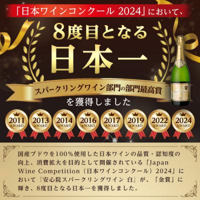 ふるさと納税 宇佐市 安心院スパークリングワイン白・赤(750ml×2本)【107302700】【時枝酒店】 |  | 03