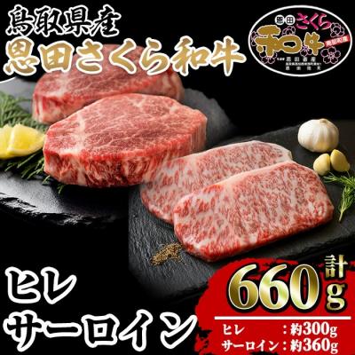 ふるさと納税 境港市 鳥取和牛セット(ヒレ計300g・サーロイン計360g)