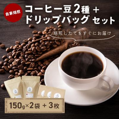 ふるさと納税 伊豆市 [kotoコーヒー]自家焙煎コーヒー豆2種+店舗手作りドリップバッグ3枚