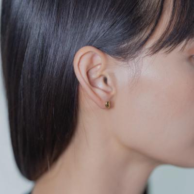 ふるさと納税 甲府市 【甲府ジュエリー】K18 豆ピアス(17802226