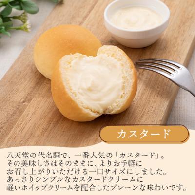 ふるさと納税 三原市 【八天堂】ミニくりーむパン大容量セット 5種18個詰め合わせ [015-020] |  | 01
