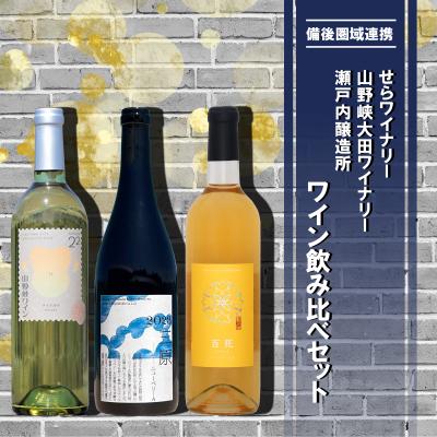 ふるさと納税 三原市 [びんご圏域連携]福山市・三原市・世羅町 ワイン飲み比べセット[182-001]