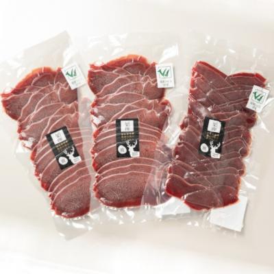ふるさと納税 東広島市 ジビエ　栄肉　鹿しゃぶしゃぶお試しセット | 