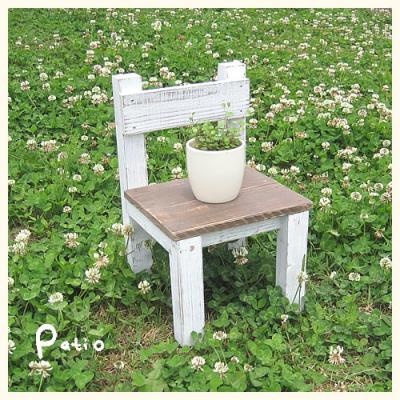 ふるさと納税 小牧市 エイジングアンティーク調 ミニチェアー 花台 ガーデニング雑貨[161P06]