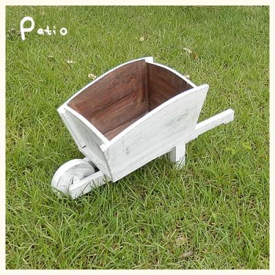 ふるさと納税 小牧市 ウッド一輪車ガーデンプランター 寄せ植え ガーデニング雑貨[161P08]