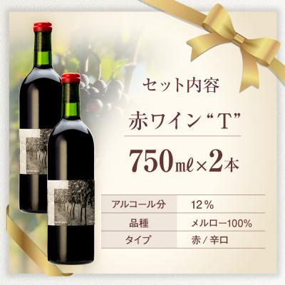 ふるさと納税 立科町 赤ワイン(”T”)2本セット : Yahoo!ふるさと納税