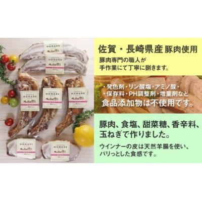 ふるさと納税 太良町 HOMARE(ほまれ)ハム・ソーセージセット ベーコンステーキ 63g2枚 O122 N45B