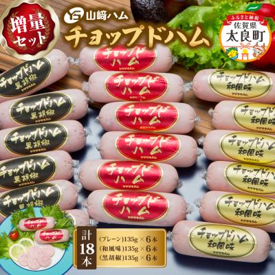 ふるさと納税 太良町 山崎ハム チョップドハム (計18本)