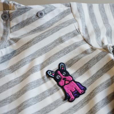ふるさと納税 小牧市 アーティスト奥山優さんのTシャツ子供用 (フレンチブルドッグ×110cm) [096A11-09]_2