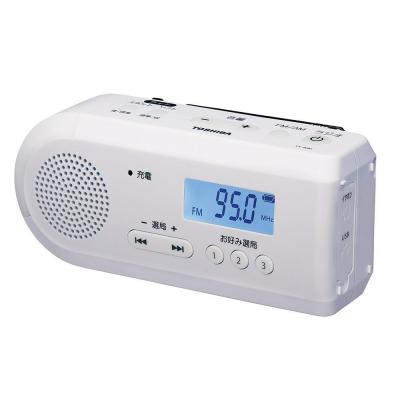 ふるさと納税 川崎市 東芝 手回し充電ラジオ TY-JKR6(W)災害時からアウトドアまで