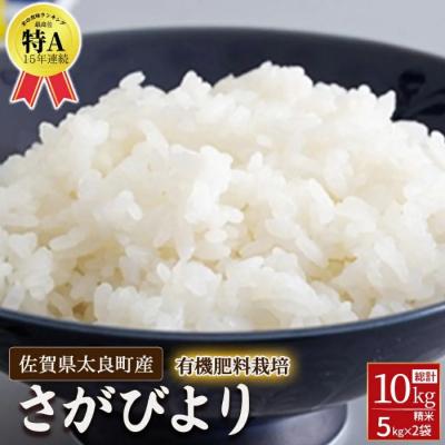 ふるさと納税 太良町 [先行予約]佐賀県太良町産〜牟田農園のさがびより(5kg×2袋)<精米>(令和8年度産)P114x1