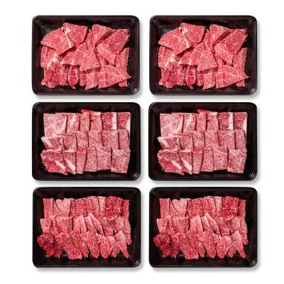 ふるさと納税 西都市 宮崎牛カルビ焼肉3回定期便A4等級以上　赤身&霜降りya[2655] |  | 02