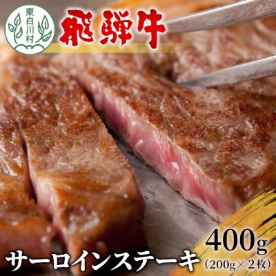 ふるさと納税 東白川村 飛騨牛 サーロインステーキ 400g 200g×2枚 養老ミート