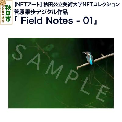 ふるさと納税 秋田市 [NFTアート]菅原果歩デジタル作品「Field Notes - 01」|15_aca-030101