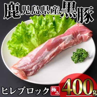 ふるさと納税 曽於市 かごしま味わい黒豚 ヒレ ブロック 400g