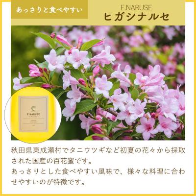 ふるさと納税 東成瀬村 はちみつ3個セット(ヒガシナルセ・ケンポナシ・マロニエ プラボトル)|07_bct-060301b_1