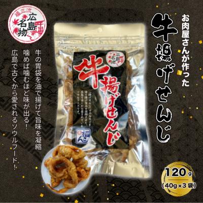 ふるさと納税 三原市 [広島名物]牛揚げせんじ 3袋セット [028-013]