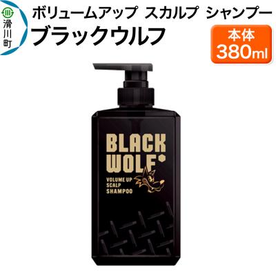 ふるさと納税 滑川町 大正製薬 ブラックウルフ シャンプー 本体 380mL×1本|19_bsa-010101