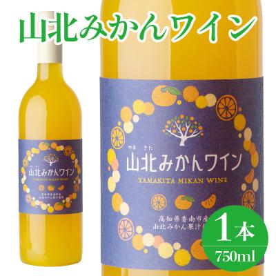 ふるさと納税 香南市 ワイン 山北みかんワイン 1本 750ml iw-0006