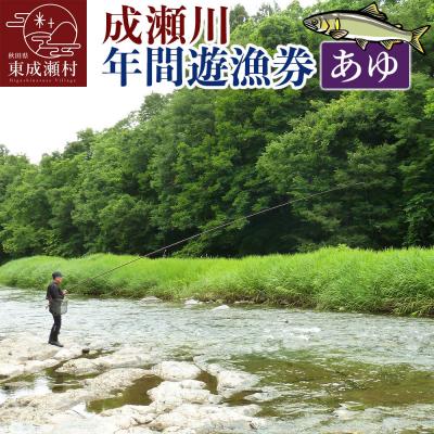 ふるさと納税 東成瀬村 成瀬川 年間遊漁券(あゆ)|07_ngk-020101