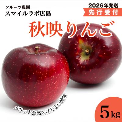 ふるさと納税 三原市 [先行受付]秋映(あきばえ)りんご 5kg 2026年10月頃順次発送[059-008]