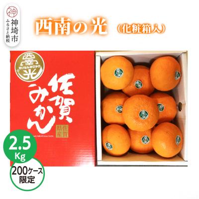 ふるさと納税 神埼市 [2025年12月上旬より発送開始]西南の光 2.5kg(化粧箱入り)(H116150)